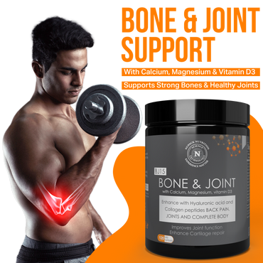 NUPACK Bone & Joint Support Supplement with Glucosamine, MSM, Collagen & Vitamin D3 | 120 Veg Capsules