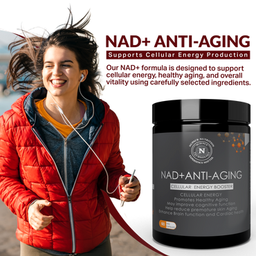 NUPACK NAD + Anti-Aging Supplement | Cellular Energy, Healthy Aging & Brain Support (60 Veg Capsules)