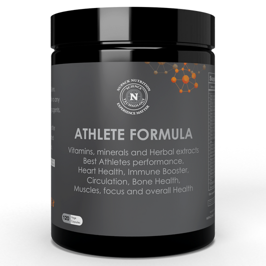 NUPACK Athlete Formula Multivitamin | Immune Support, Heart Health & Energy | 120 Veg Capsules