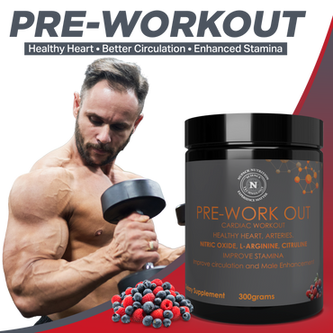 NUPACK Berry Blast Pre-Workout Powder | Energy, Stamina, Nitric Oxide Support | 300g