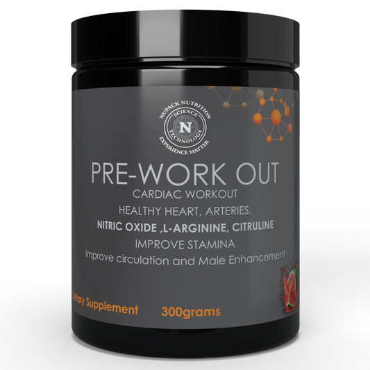 NUPACK Pre-Workout Powder | L-Arginine, Citrulline & Beta-Alanine | Watermelon Flavor