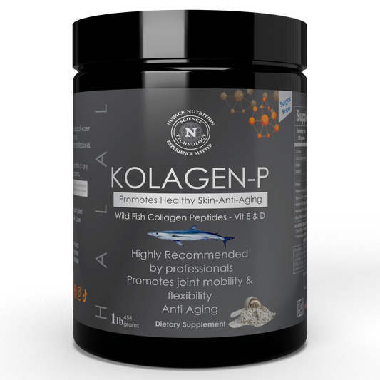 NUPACK KOLAGEN-P Wild Fish Collagen Peptides with Vitamins C, D & E | Skin & Joint Support